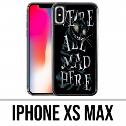 XS Max iPhone Case - Were All Mad Here Alice In Wonderland