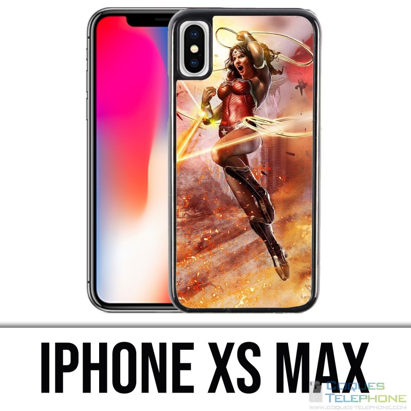 Coque iPhone XS MAX - Wonder Woman Comics