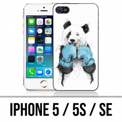 Coque iPhone 5 / 5S / SE - Panda Boxe