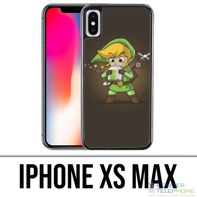 Custodia per iPhone XS Max - Cartuccia Zelda Link