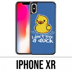 XR iPhone Case - I Dont Give A Duck