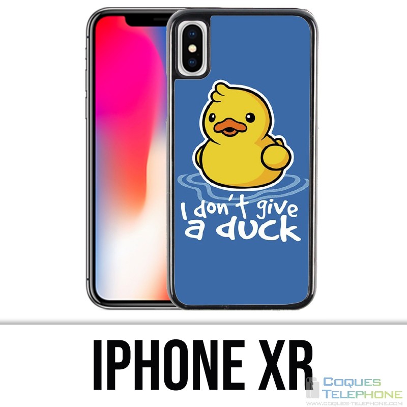 Coque iPhone XR - I Dont Give A Duck
