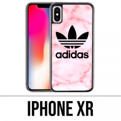 Coque iPhone XR - Adidas Marble Pink
