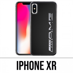 Coque iPhone XR - Amg Carbone Logo