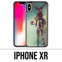 Custodia iPhone XR - Cervo animale astronauta