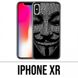 Coque iPhone XR - Anonymous 3D