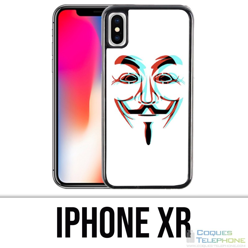 Coque iPhone XR - Anonymous