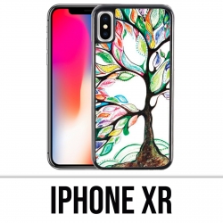IPhone XR Fall - mehrfarbiger Baum