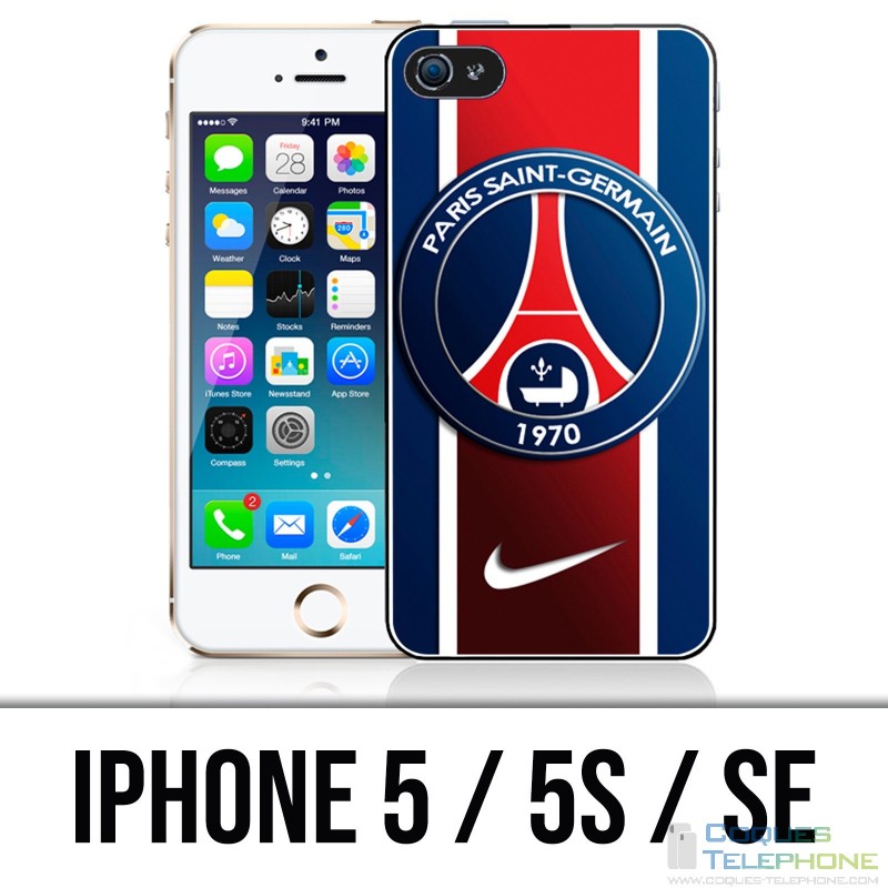 Coque iPhone 5 / 5S / SE - Paris Saint Germain Psg Nike