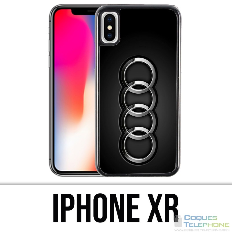 Custodia per iPhone XR - Logo Audi