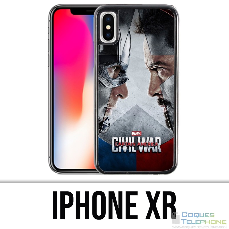 Custodia per iPhone XR - Avengers Civil War