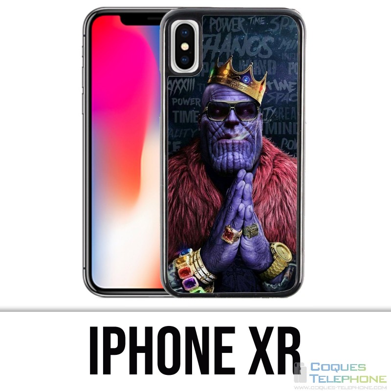 Custodia per iPhone XR - Avengers Thanos King