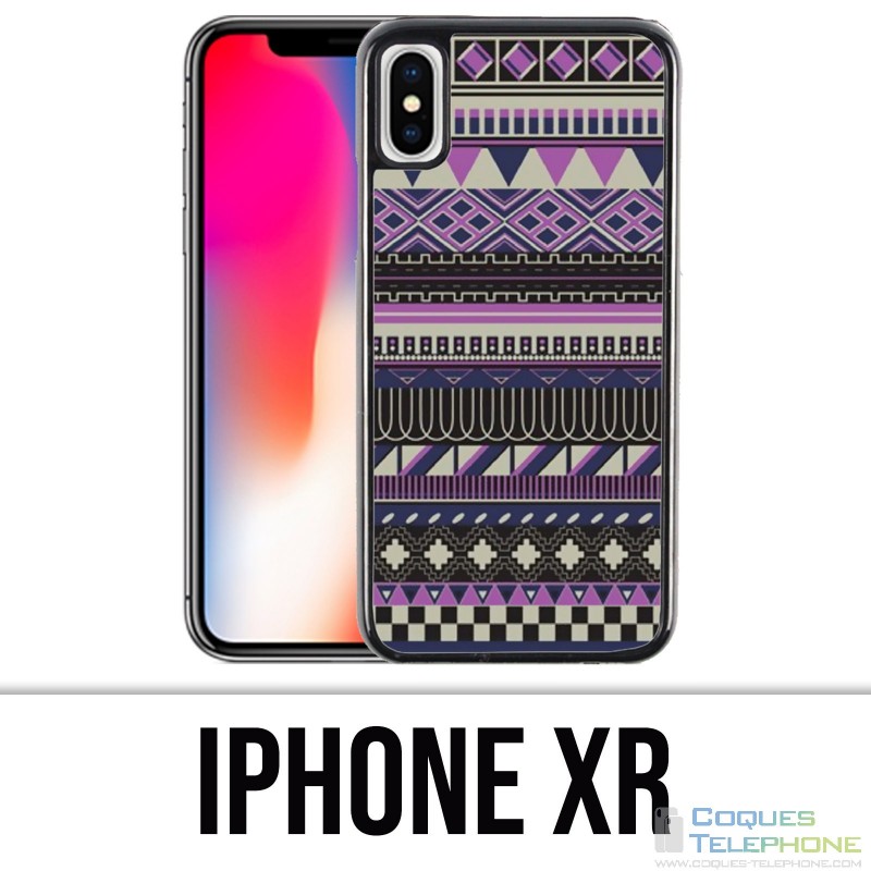 IPhone Schutzhülle XR - Azteque Purple