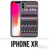 Coque iPhone XR - Azteque Violet