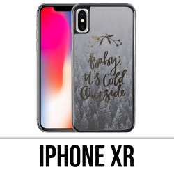 XR iPhone Fall - Baby-Kälte draußen