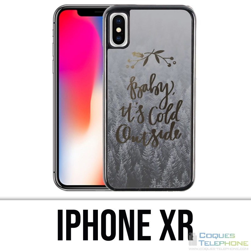 XR iPhone Fall - Baby-Kälte draußen