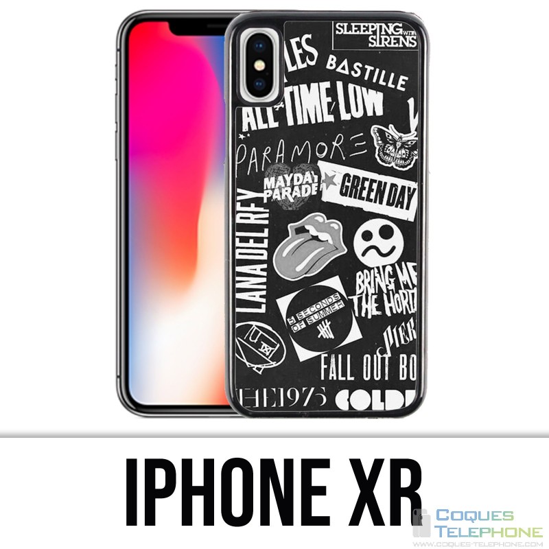 Custodia per iPhone XR - Distintivo rock