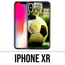 Coque iPhone XR - Ballon Football Pied