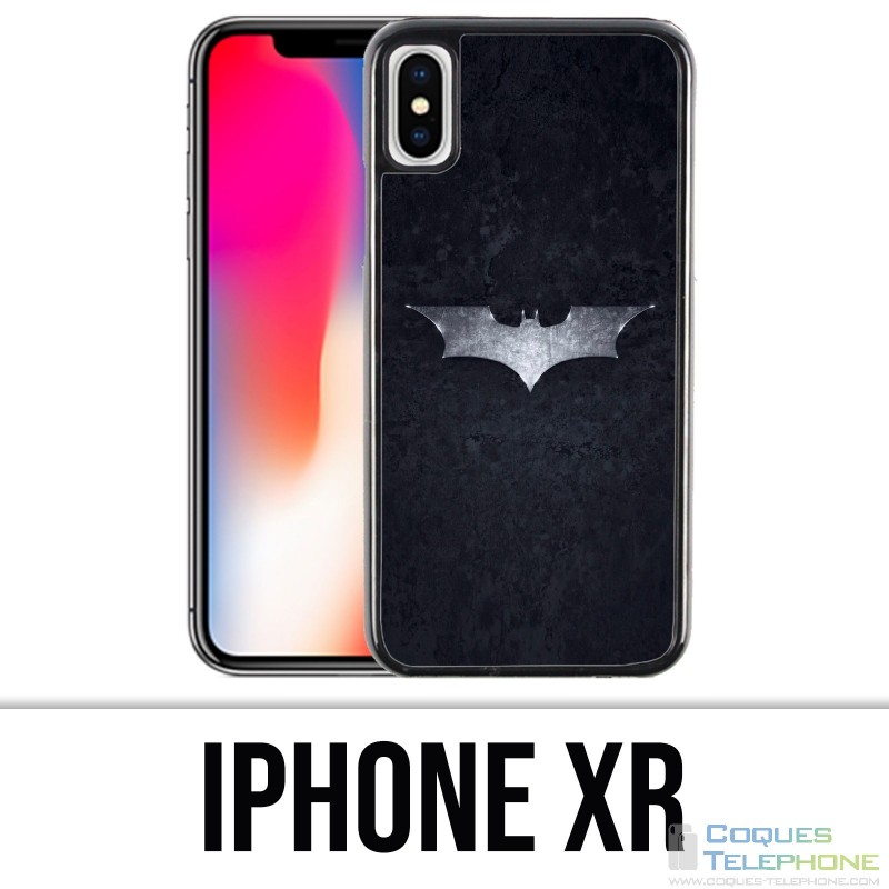 Coque iPhone XR - Batman Logo Dark Knight