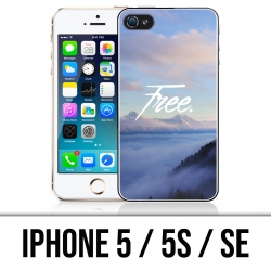 Coque iPhone 5 / 5S / SE - Paysage Montagne Free