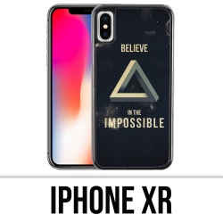 Coque iPhone XR - Believe Impossible