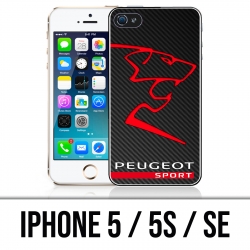 Coque iPhone 5 / 5S / SE - Peugeot Sport Logo