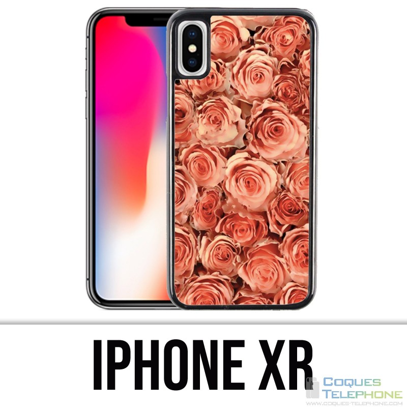 Coque iPhone XR - Bouquet Roses