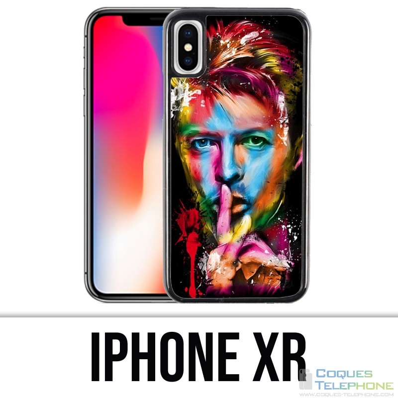 Coque iPhone XR - Bowie Multicolore
