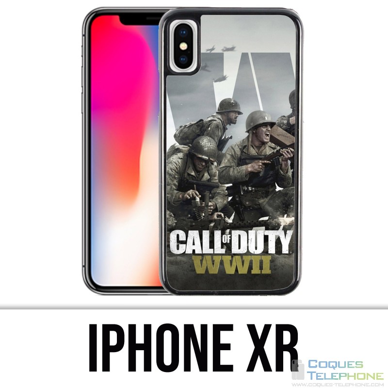 Custodia per iPhone XR - Personaggi Call Of Duty Ww2