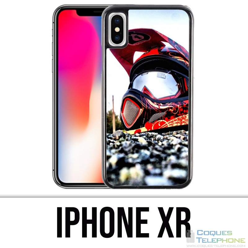 IPhone XR Hülle - Moto Cross Helm