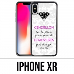 Coque iPhone XR - Cendrillon Citation