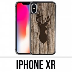 Coque iPhone XR - Cerf Bois Oiseau