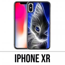 Coque iPhone XR - Chat Blue Eyes