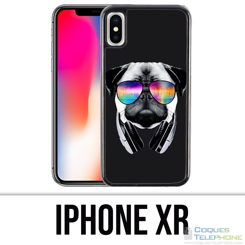 Coque iPhone XR - Chien Carlin Dj