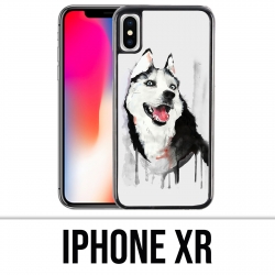 XR iPhone Case - Husky Splash Dog