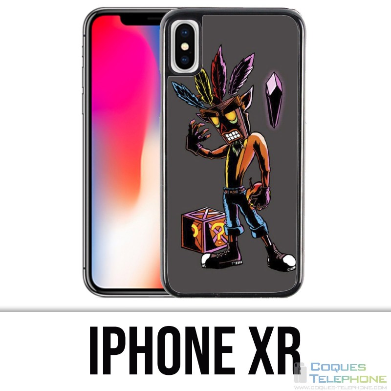 Coque iPhone XR - Crash Bandicoot Masque