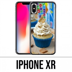 Coque iPhone XR - Cupcake Bleu