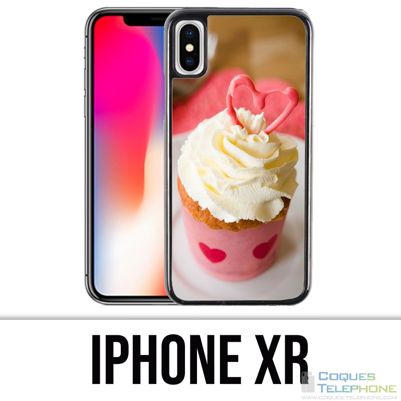 Custodia per iPhone XR - Cupcake rosa