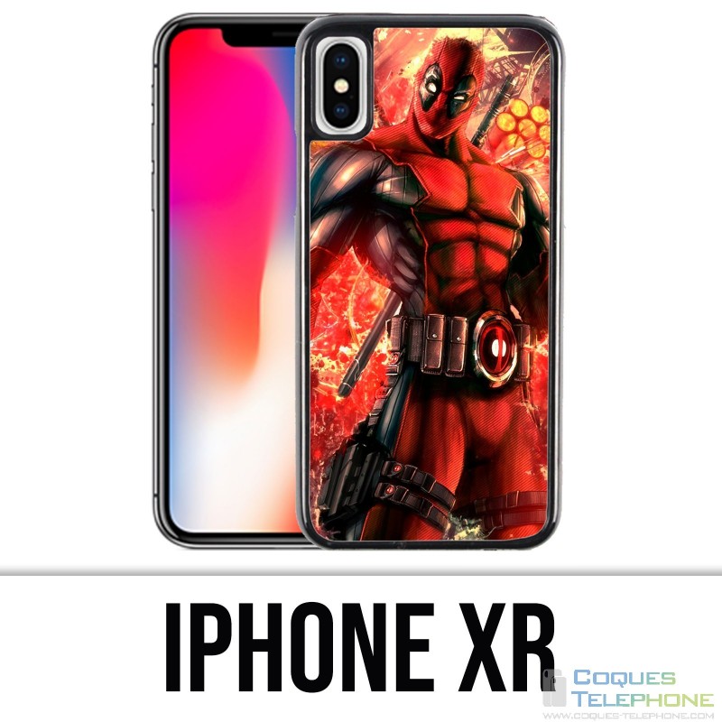 Coque iPhone XR - Deadpool Comic