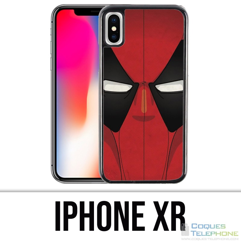 Coque iPhone XR - Deadpool Masque