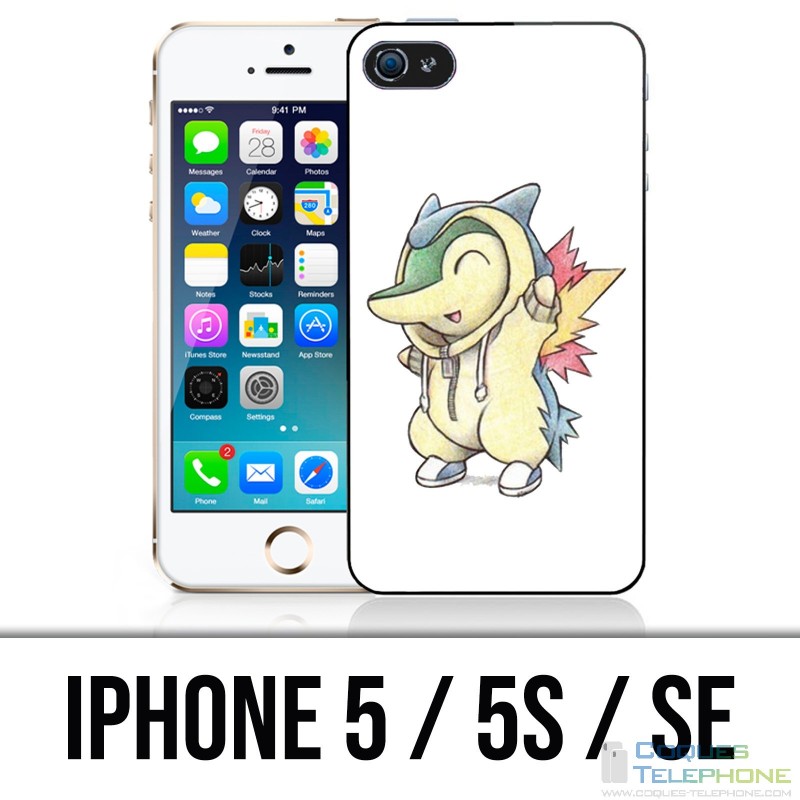 Coque iPhone 5 / 5S / SE - Pokémon bébé héricendre