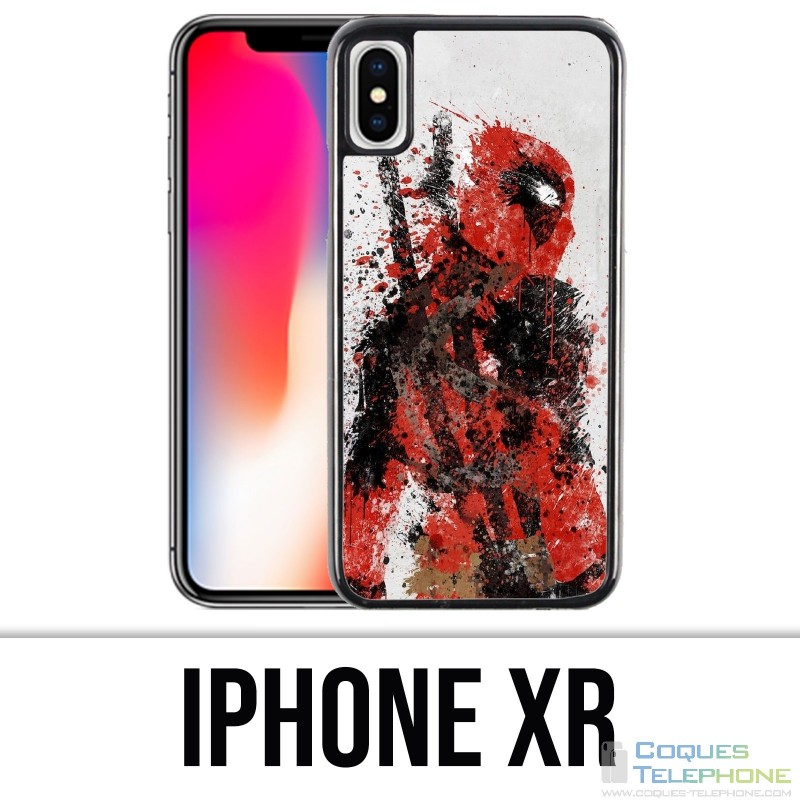 Coque iPhone XR - Deadpool Paintart