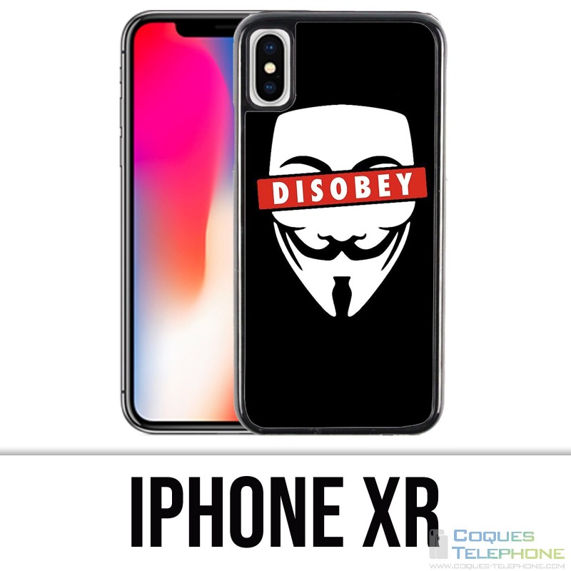 Coque iPhone XR - Disobey Anonymous