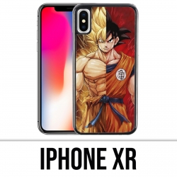 Custodia per iPhone XR - Dragon Ball Goku Super Saiyan