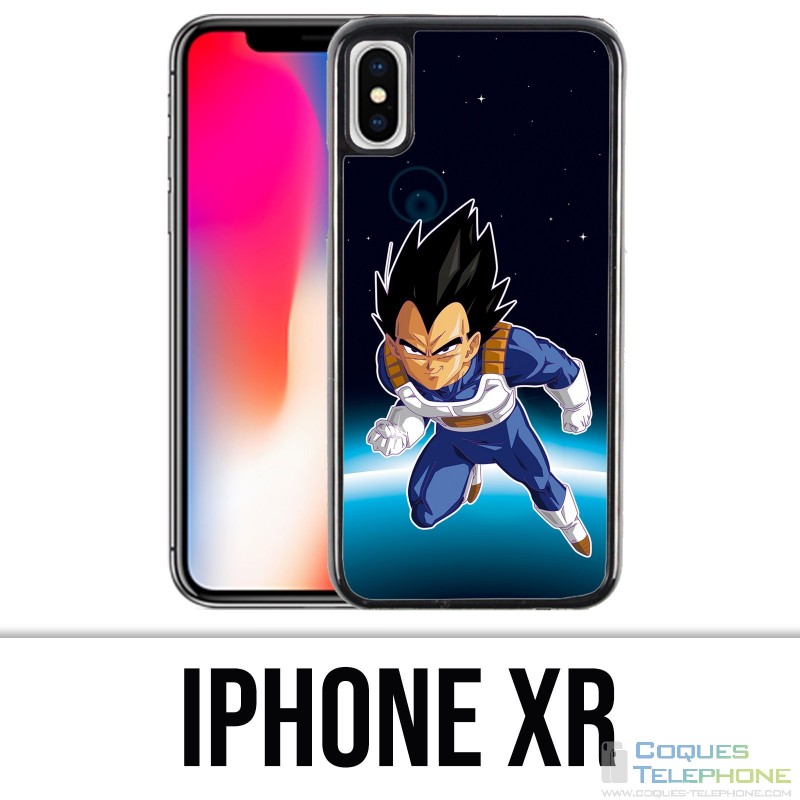 Coque iPhone XR - Dragon Ball Vegeta Espace