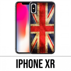Coque iPhone XR - Drapeau Uk Vintage