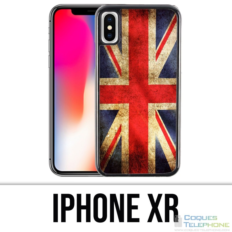 Custodia per iPhone XR - Bandiera britannica vintage