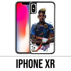 Funda iPhone XR - Fútbol Francia Pogba Dibujo