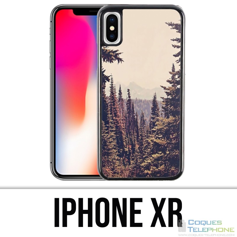 Coque iPhone XR - Foret Sapins