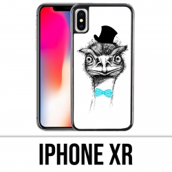 Custodia per iPhone XR - Struzzo divertente